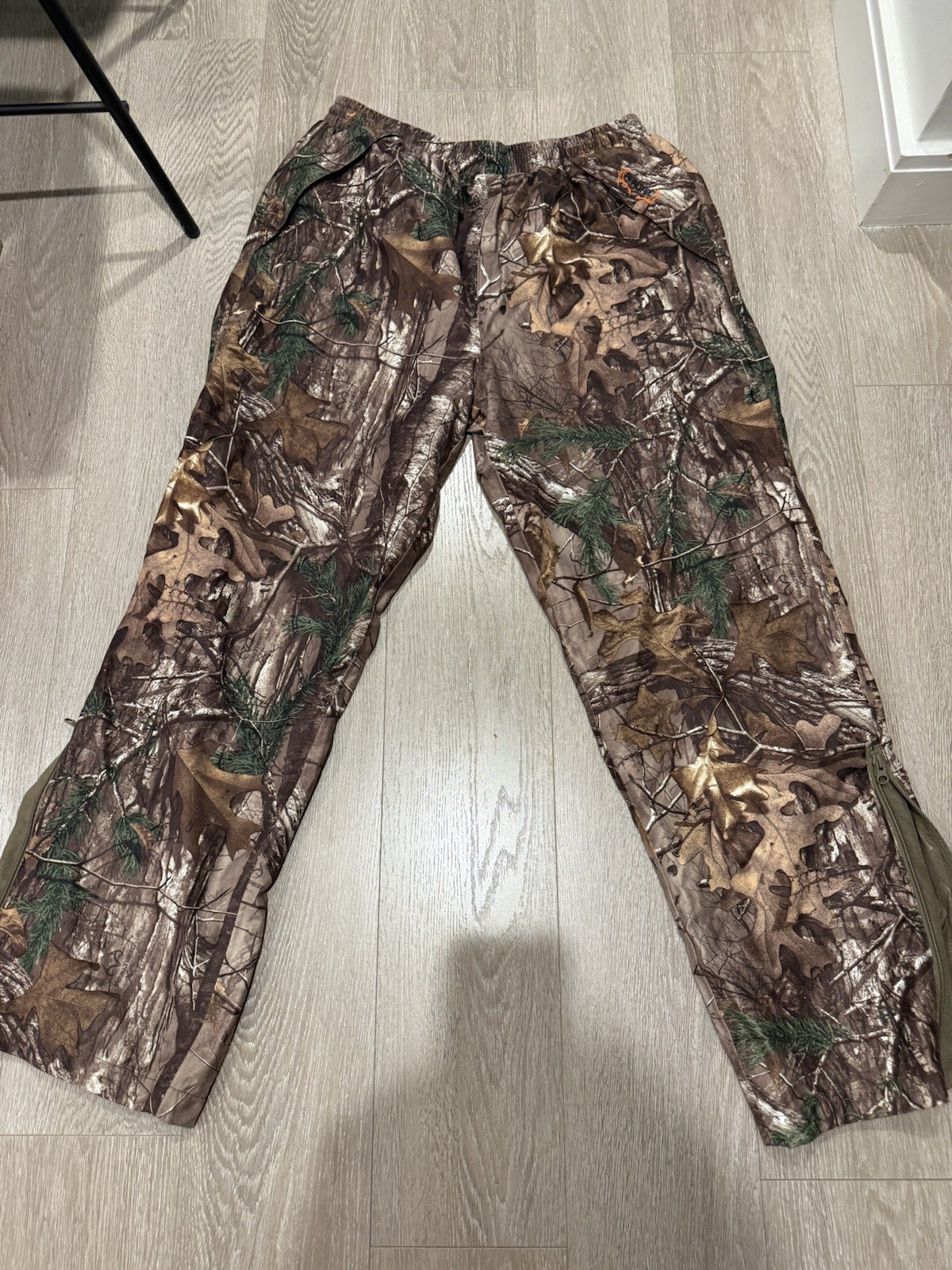 Realtree Woodland Lined Camo Pants  Large