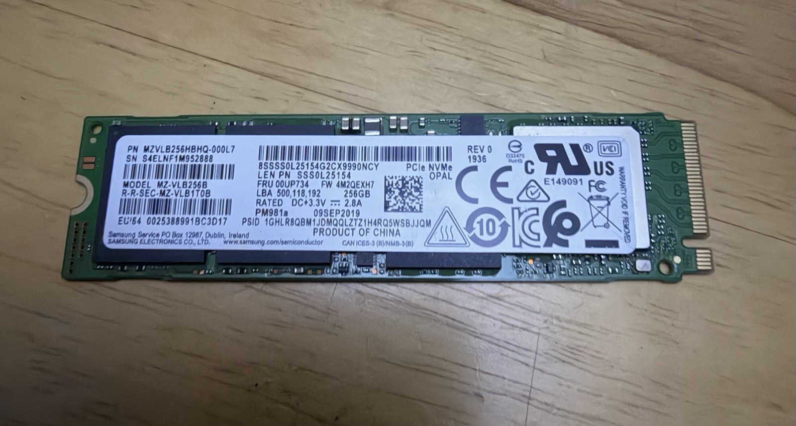 Samsung 256GB M.2 PCIe NVMe Solid State Drive SSD Different Brands