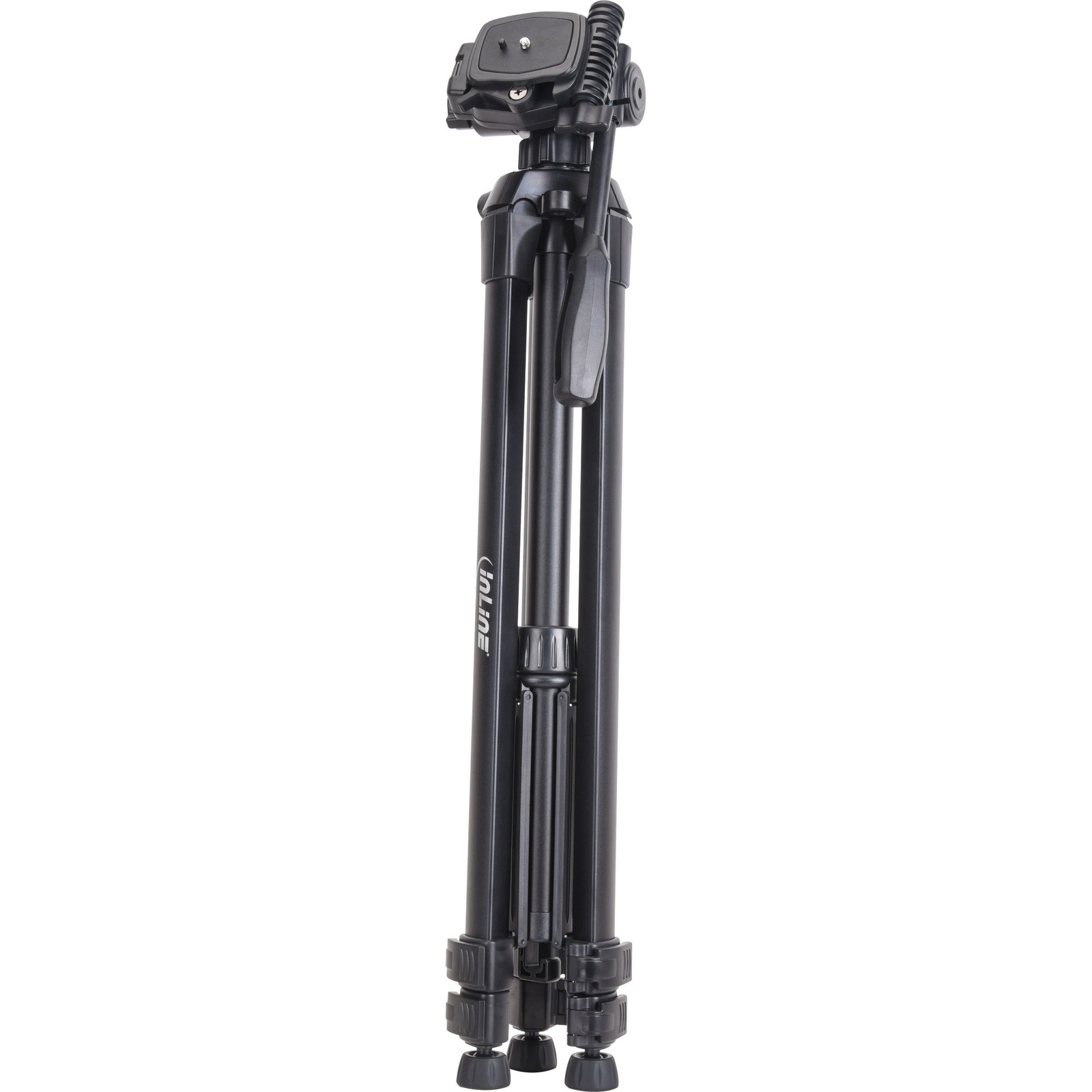 InLine Tripod for Camcorders Aluminum Black 48018B