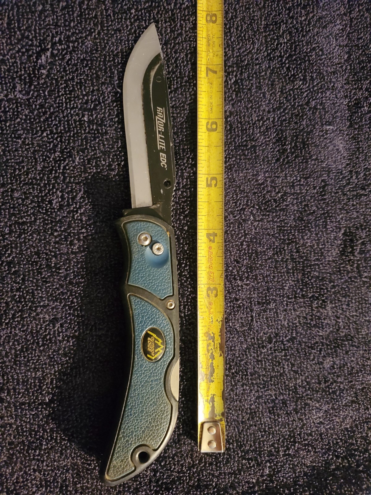 Outdoor Edge Razor Lite EDC  Replaceable Blade Folding Knife Gray RLY-50