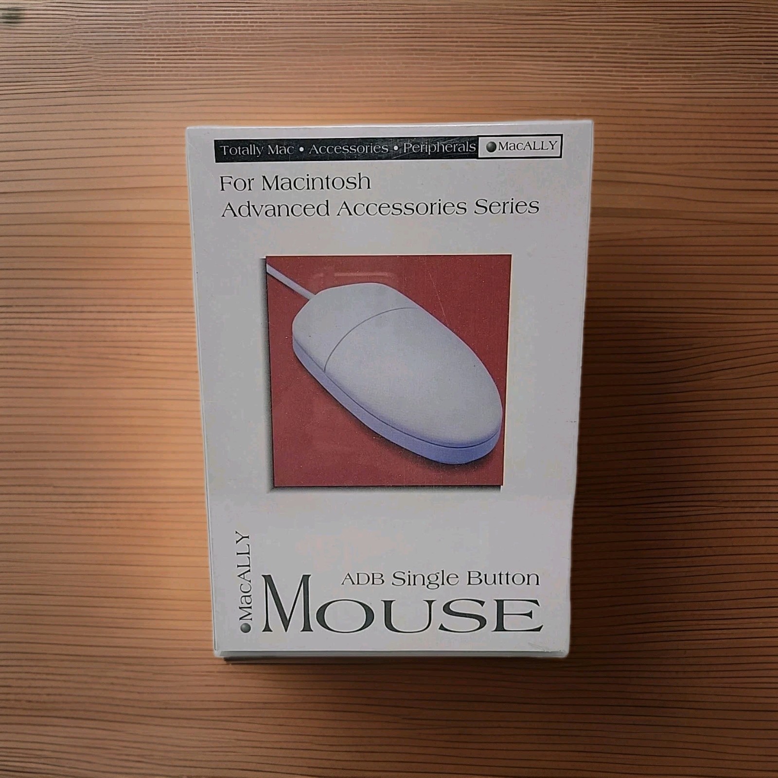 Macally Macintosh Advanced ADB Single Button Mouse Vintage New