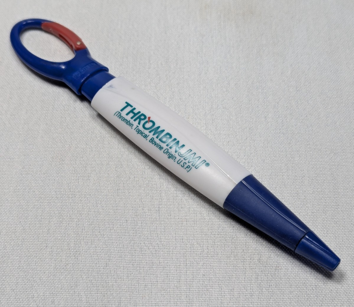 Vintage Thromblin JMI Pharmacy Rx Drug Promo Pen w/ Clip Topical Medicine