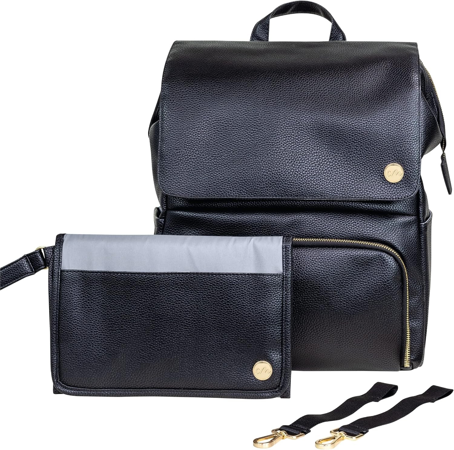 CleverMade Diaper Bag Backpack Changing Pad & Stroller Straps Maternity