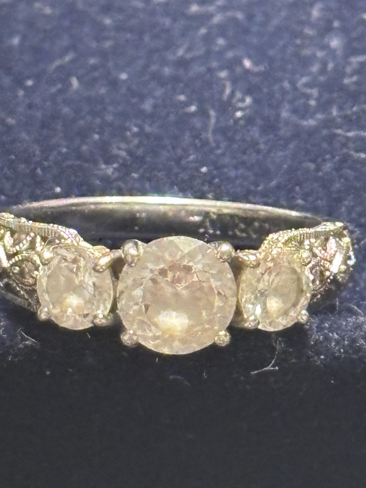 Sterling Silver 925 Tacori IV Cubic Zirconia/CZ Cocktail Ring Size 9