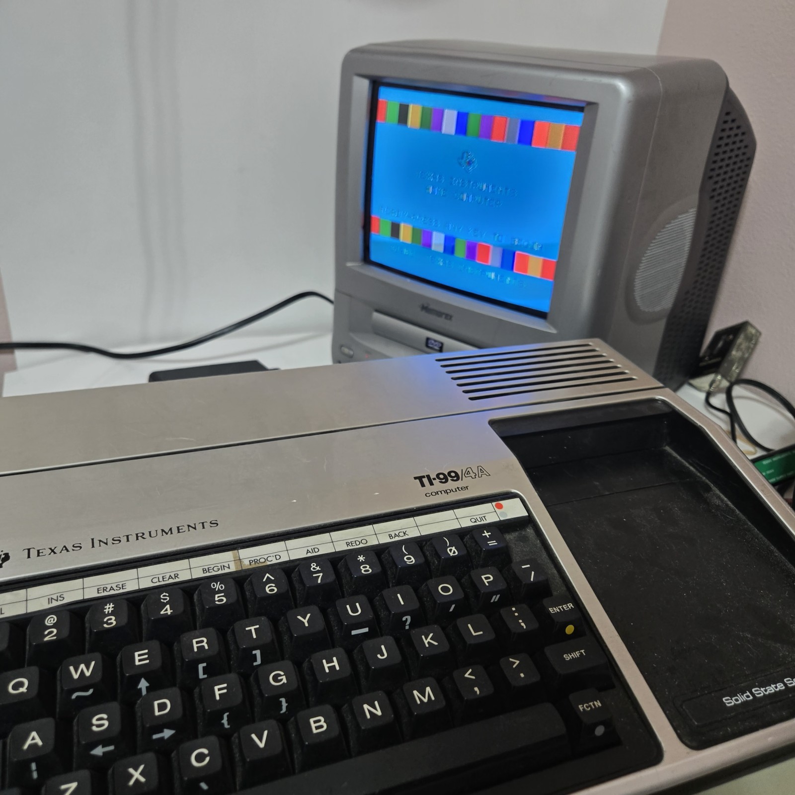 Texas Instruments TI-99/4A Vintage Home Computer Unit Only No Charger Included