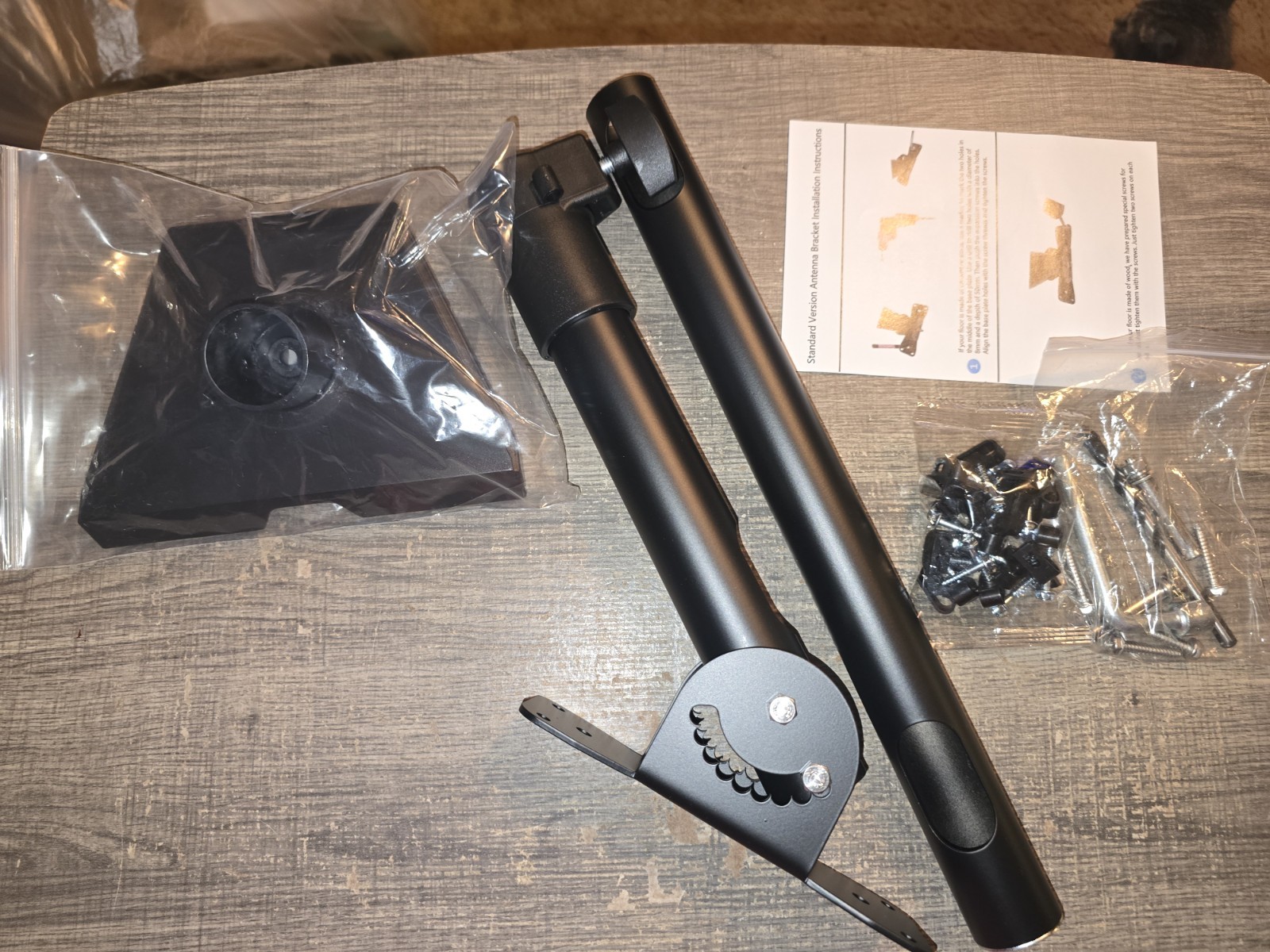 Starlink Generation 3 Heavy Duty Pivot Roof Mount Kit with Pipe Adapter