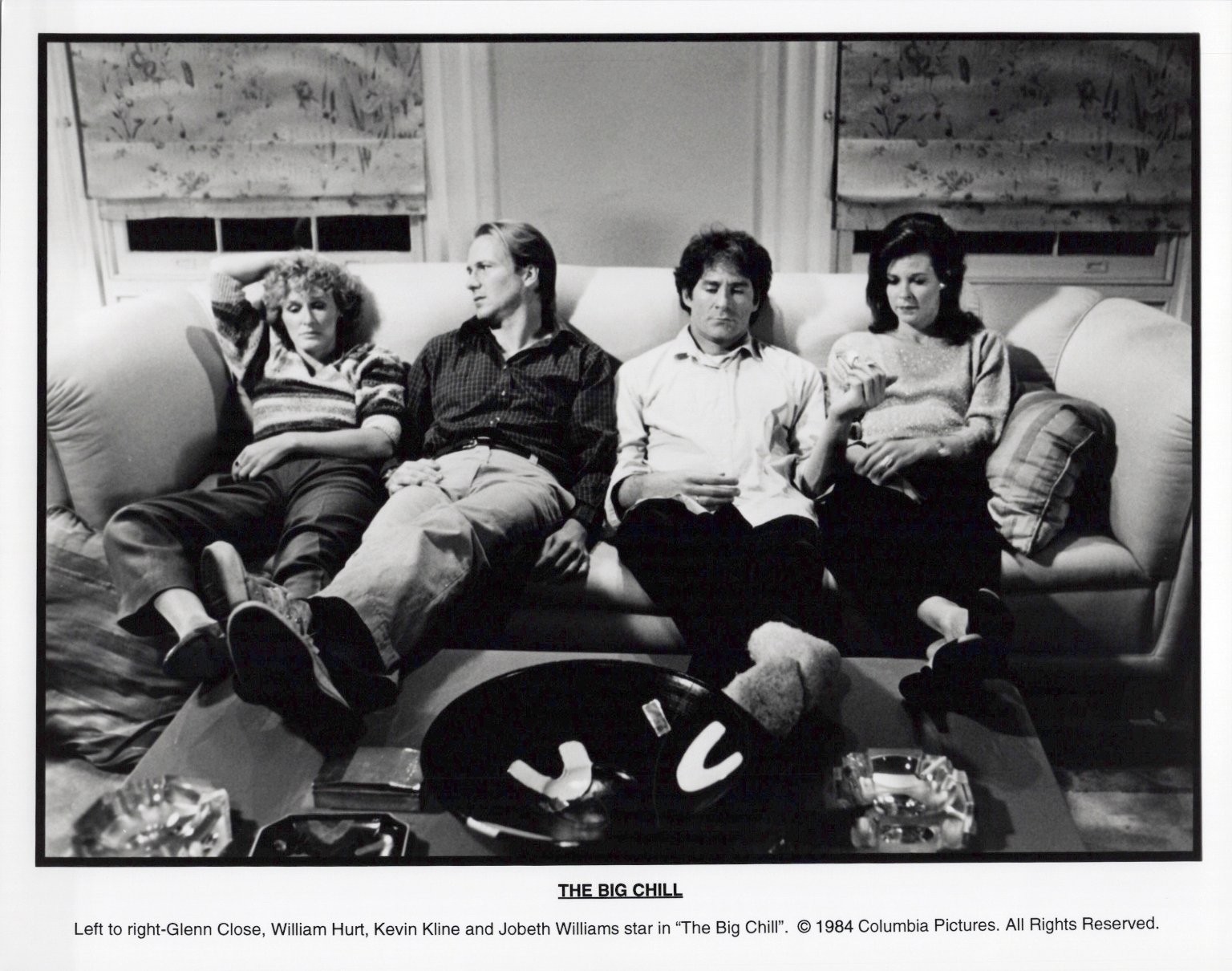 The Big Chill Movie Still Press Photo 1984 Glenn Close Kevin Kline Film Promo