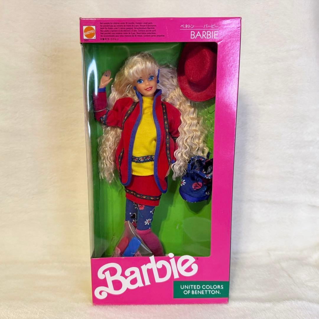 1990s Barbie United Colors of Benetton Doll NRFB Vintage Mattel
