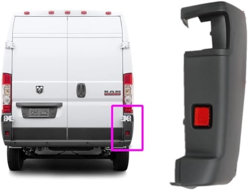FIT DODGE RAM PROMASTER 2014-2018 REAR BUMPER CORNER COVER RIGHT PASSENGER SIDE