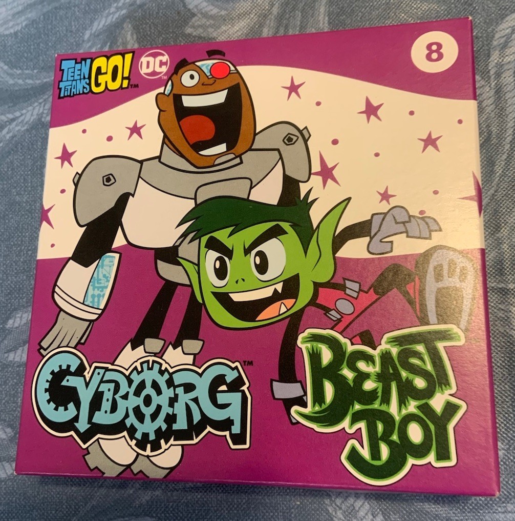 McDonald's Happy Meal Toy, Teen Titans Go! #8 : Cyborg & Beast Boy , c. 2021