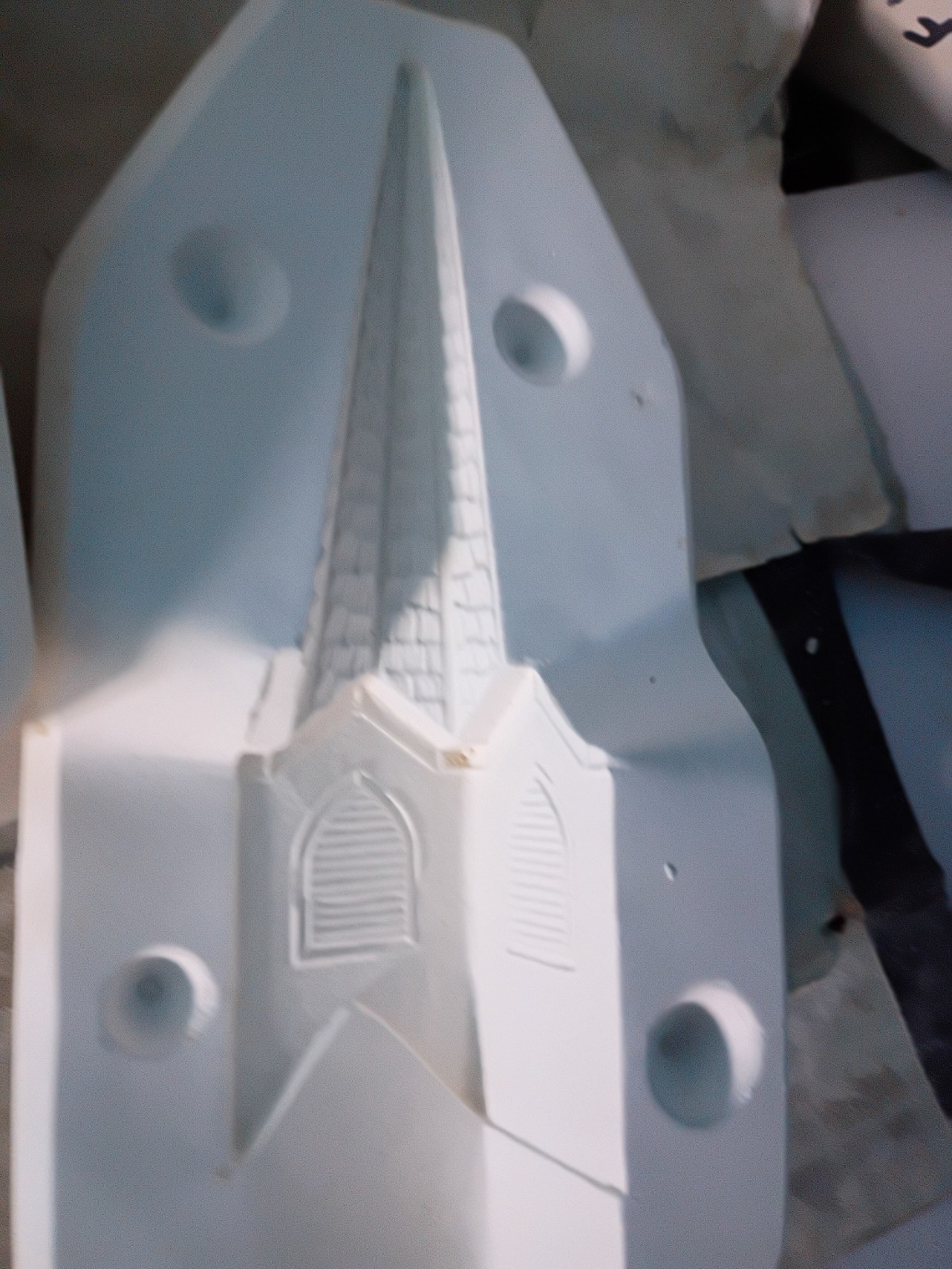 Vintage Scioto Mold. Church Steeple Ceramic Mold # S526 Casting Mold Art Hobby