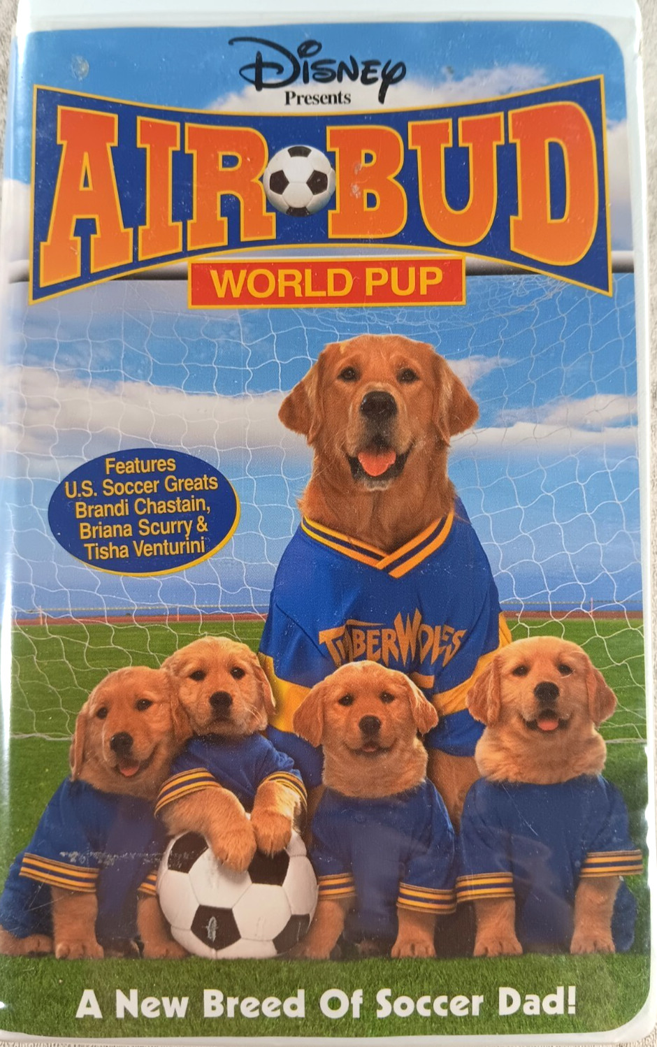 Disney Air Bud 3 World Pup VHS 2000 Clamshell