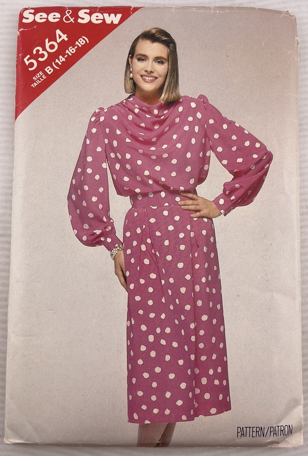 Butterick See & Sew 5364 Misses Blouse & Skirt Pattern - Sz 14/16/18