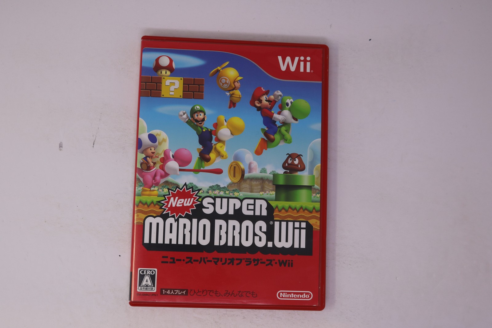 New Super Mario Bros. Wii Nintendo Wii JPN (Region Locked)