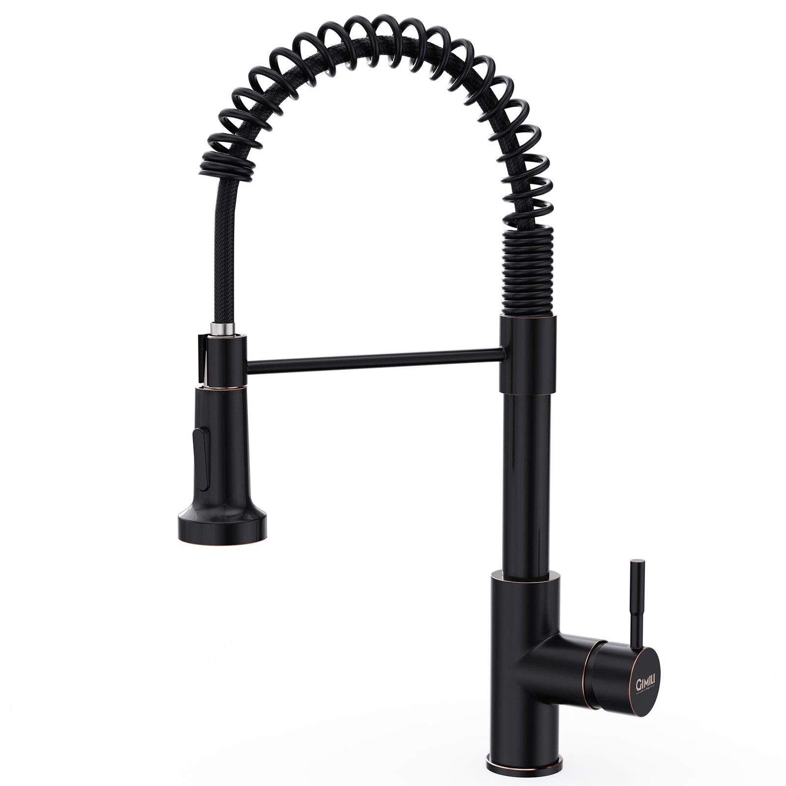 Oil Rubbed Bronze Kitchen Faucet with Pull Down Sprayer Single Hole Stainless...