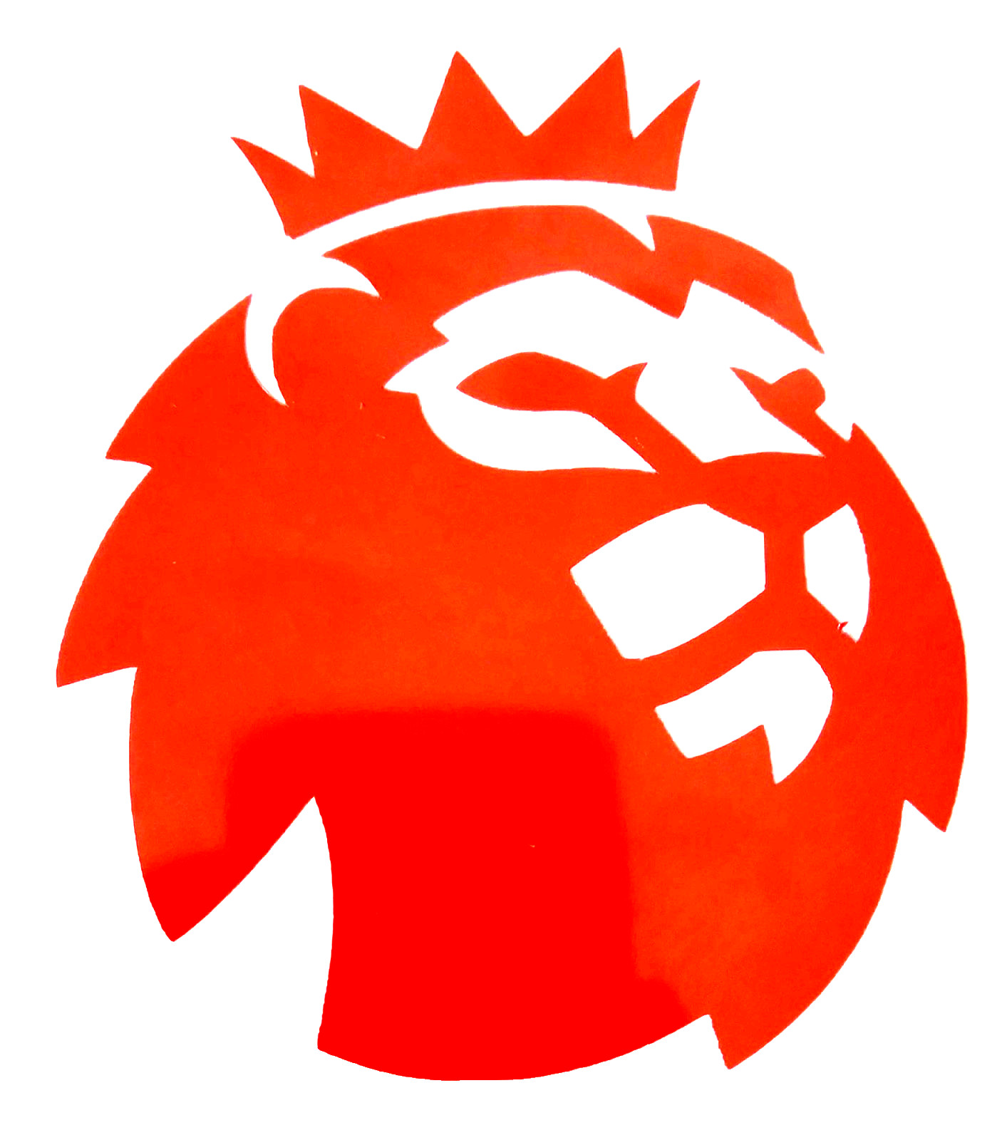 Red Lion Premier League Vinyl Decal Sticker 4x4 Inches For Any Surface 1/25