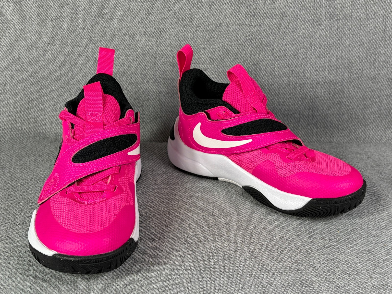 Nike Team Hustle D 11 Kids 11C Pink White DV8994-601 Basketball Shoes