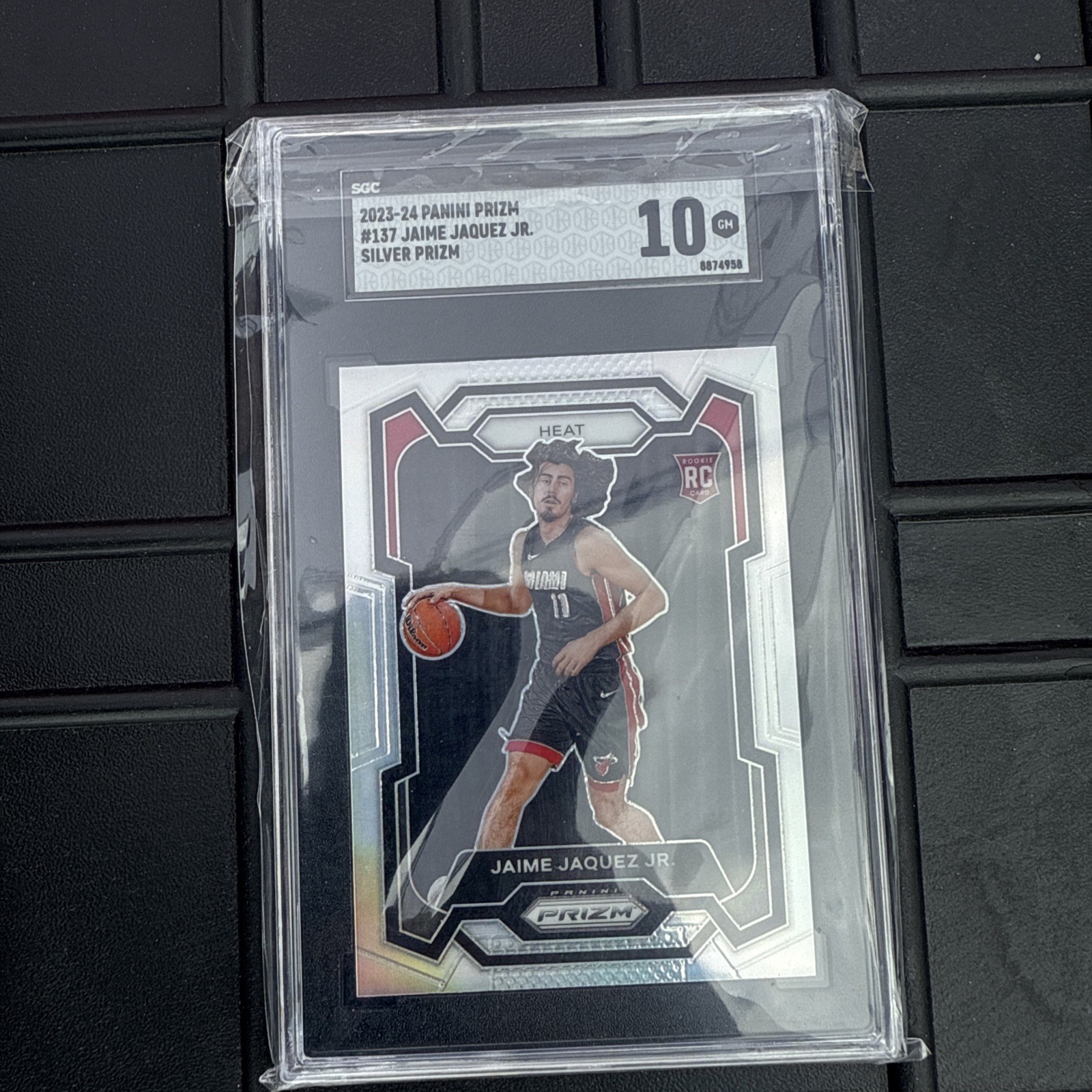 2023 Panini Prizm #137 Jaime Jaquez Jr. Silver Prizm SGC 10 