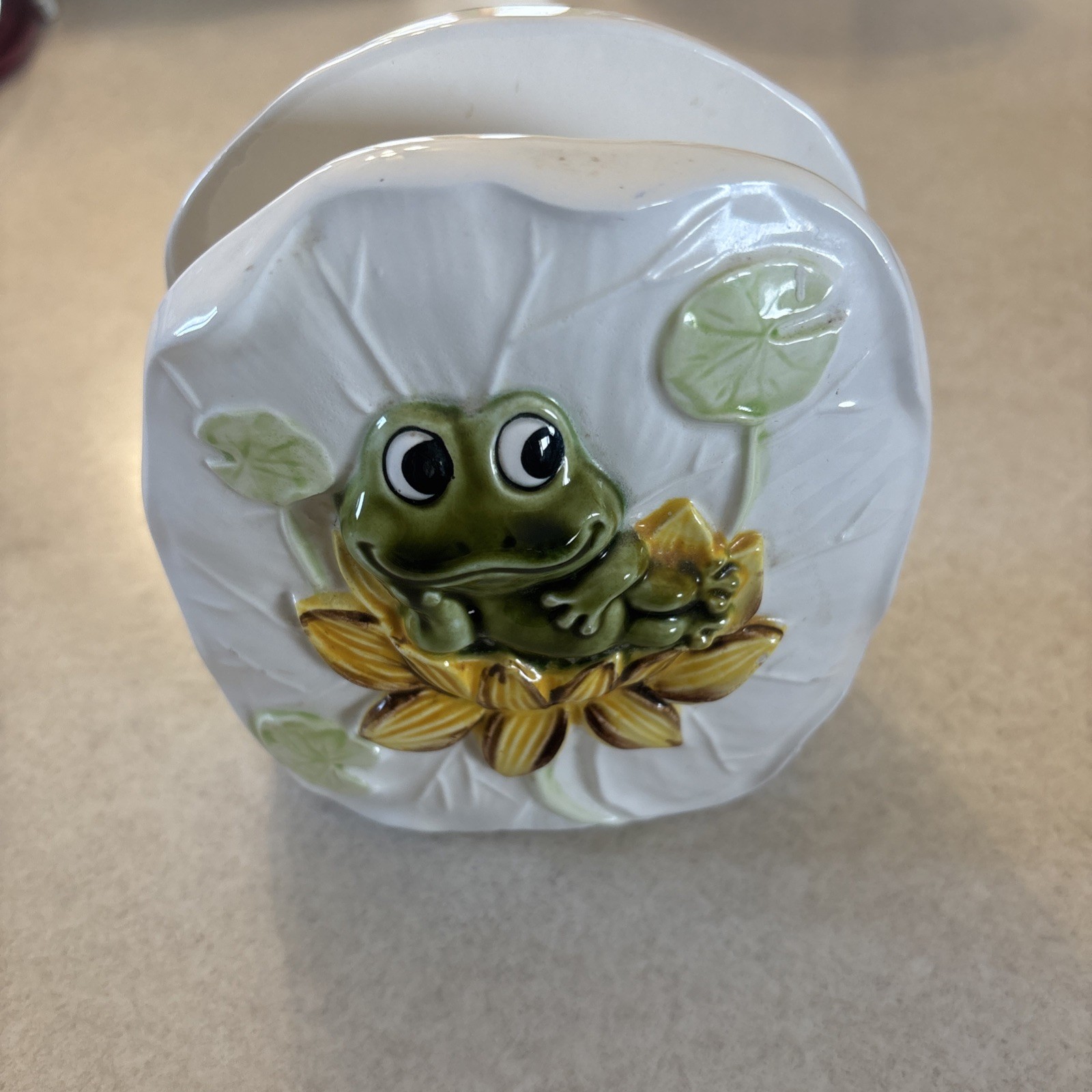 Vintage 1978 NEIL THE FROG Sears Roebuck & Co Japan Napkin Holder #2