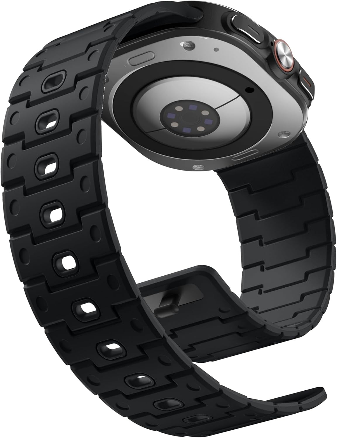 Silicone Strap Compatible with Samsung Galaxy Watch Ultra 47mm Waterproof