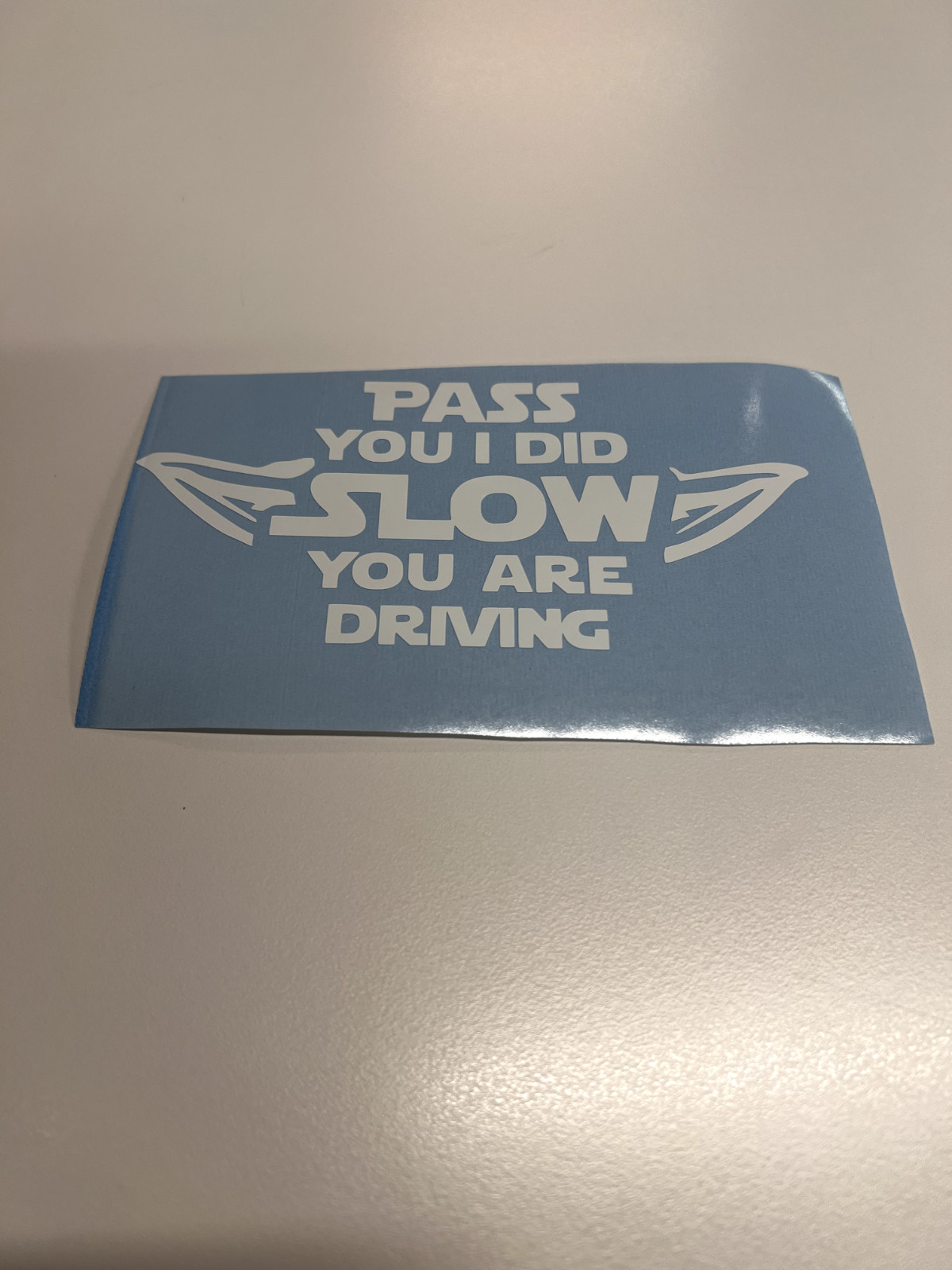 Vinyl Decal Sticker Waterproof Car Window Laptop Wall Graphic THE FORCE YODA