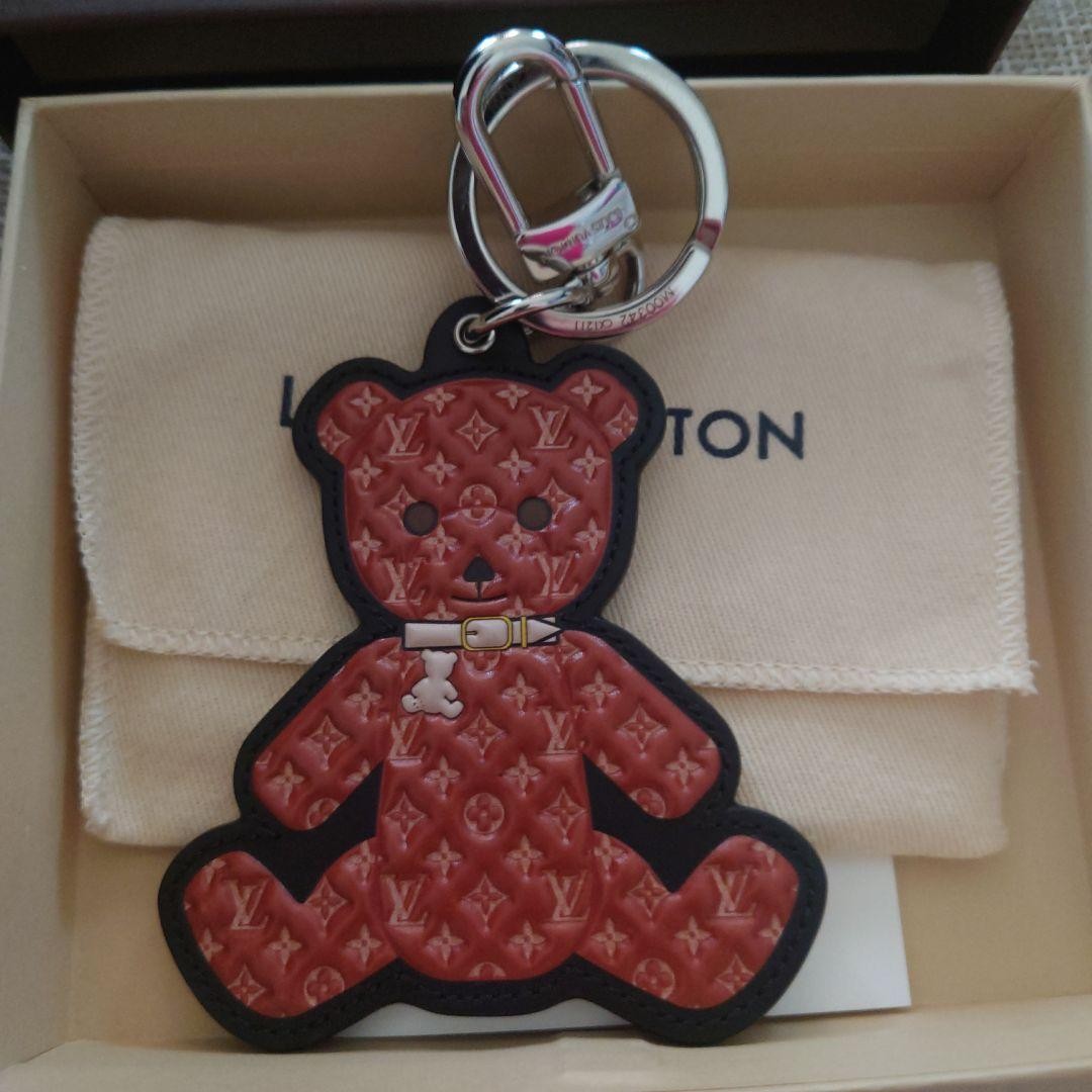 Louis Vuitton Porte Cle Teddy Bear, used 6 times, rare item