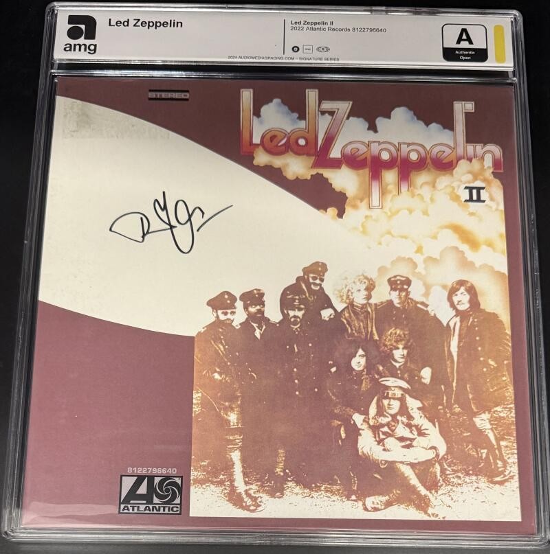 Robert Plant Led Zeppelin II 2 Signed Autograph Vinyl Record Album LP AMG JSA