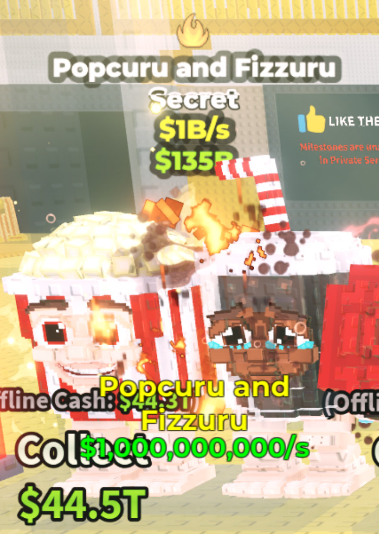 🎃 Popcuru and fizzuru- Steal A Brainrot - ‼️ Fast 🚚📦