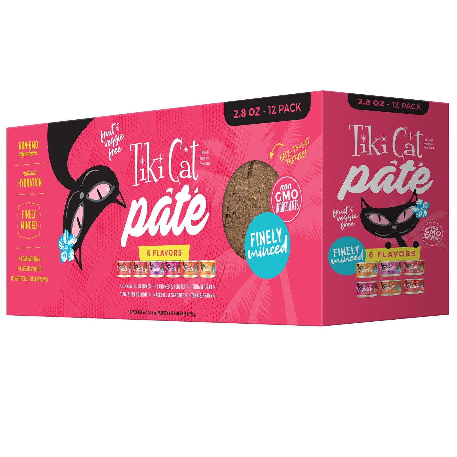 Tiki Cat Grill Pâté Variety Pack, 2.1 Pound (Pack of 1), Sardines 