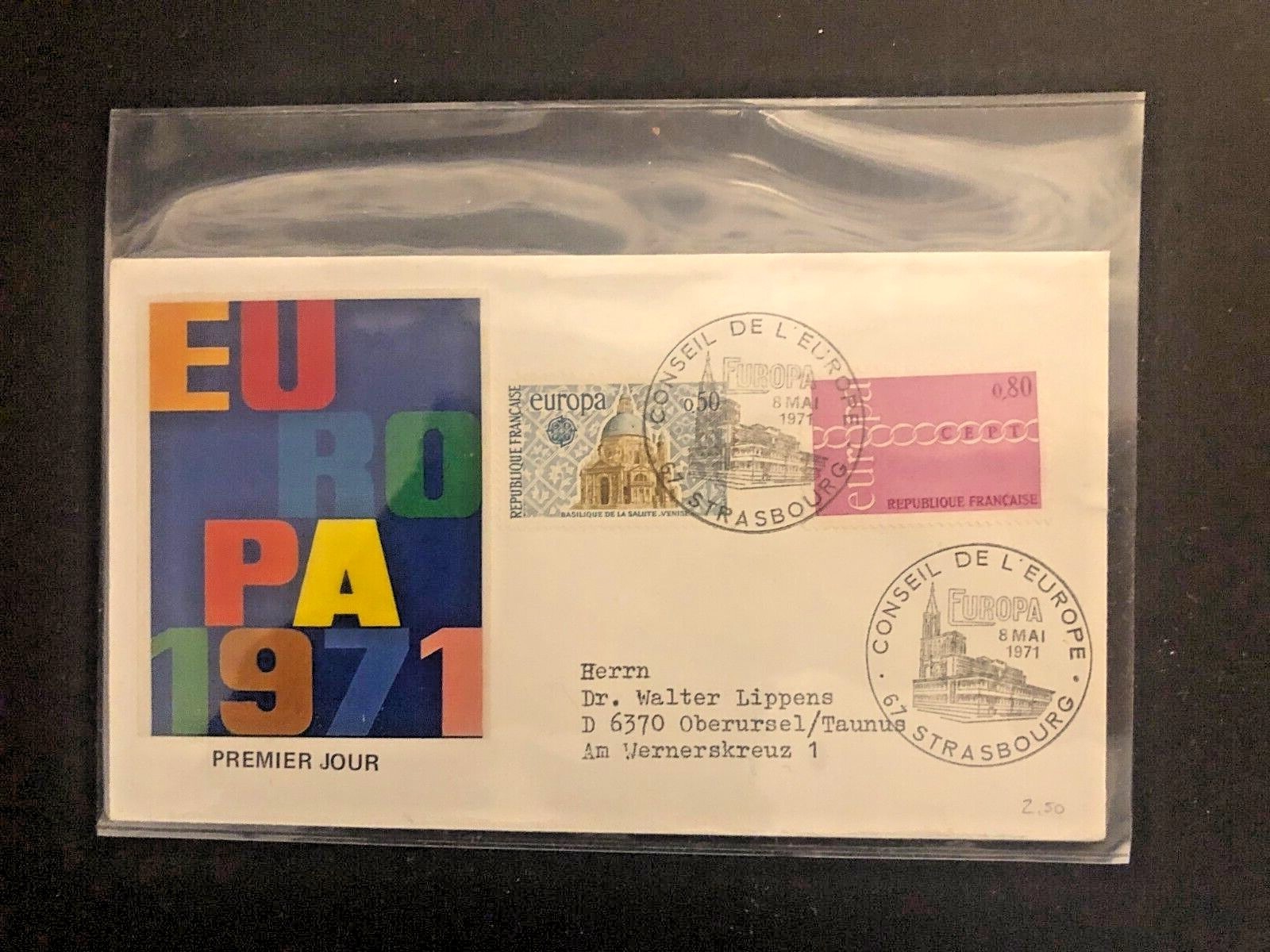France | 1971 | Europa CEPT | SG 1918-19 | Fine Cover