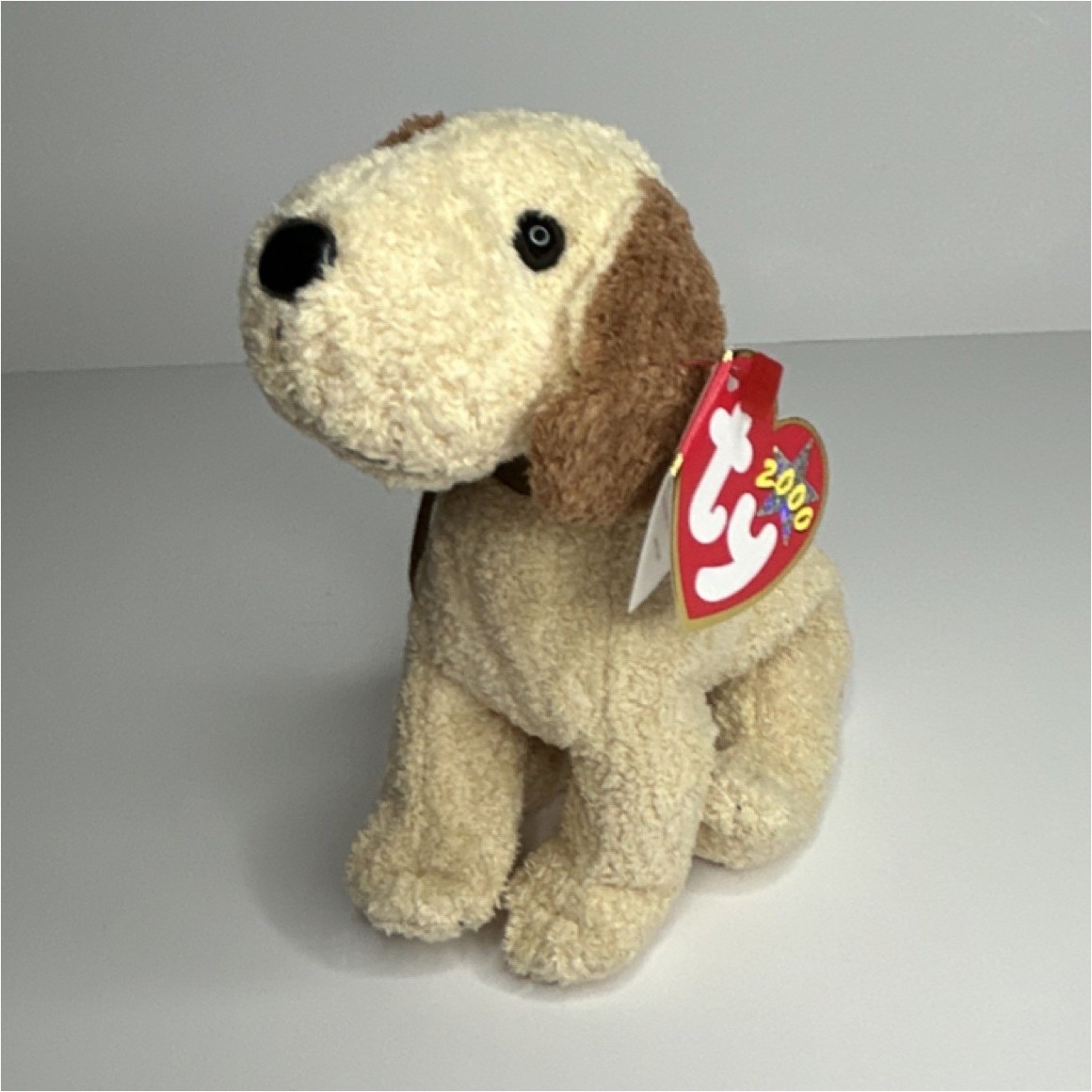 Ty Beanie Baby RUFUS Dog - 2000 Retired Original Plush - With Tags
