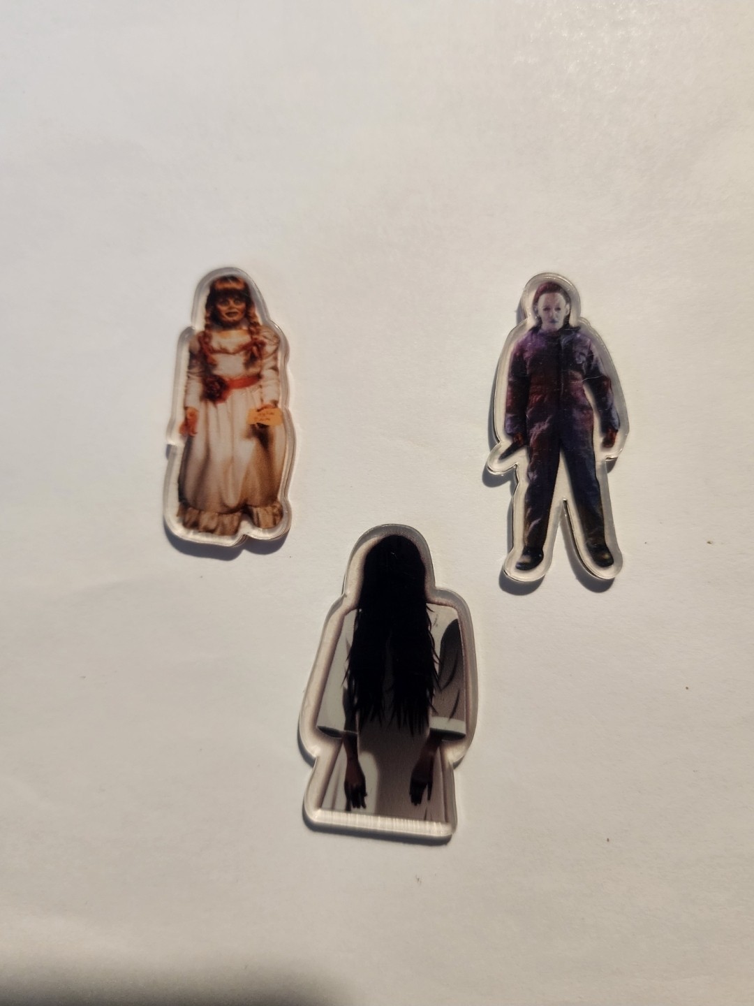 Acrylic Flatback Horror 2cm Halloween Focal Bead Badge Clip Charms Keychain