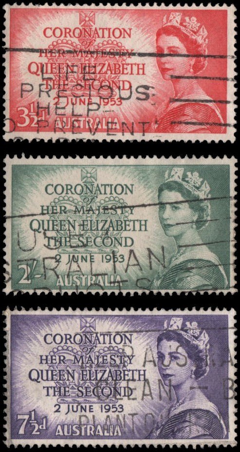 Australia #259-261 Used