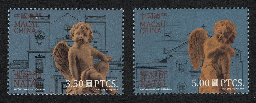 Macao Angels Christmas 2v 2013 MNH SG#1939-1940