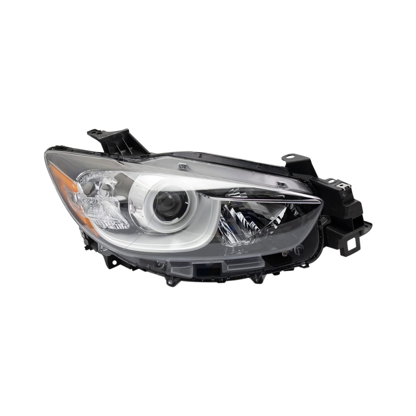 TRQ Passenger Side Headlight Assembly Halogen Compatible with 2013-2016 Mazda...