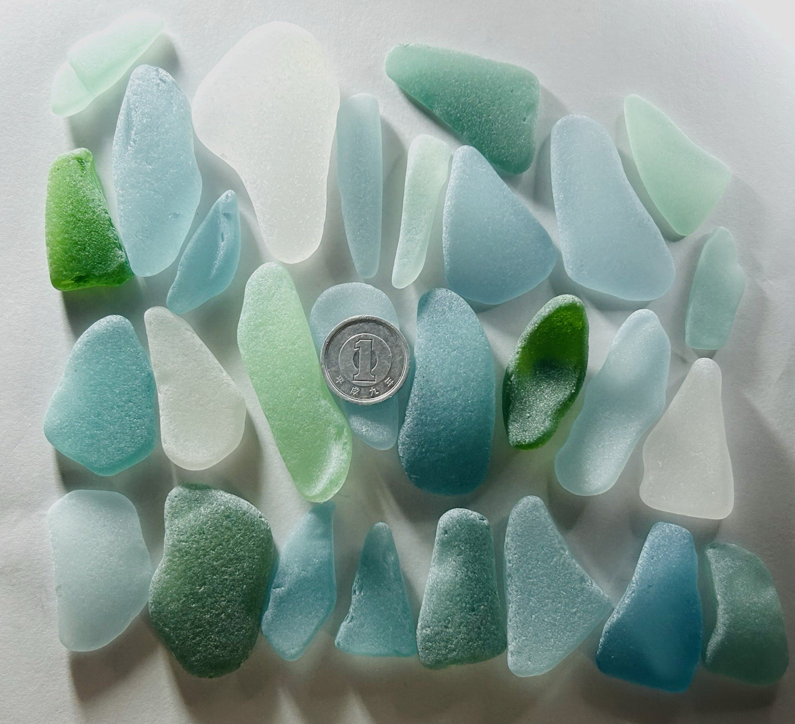 Genuine Surf Tumbled sea glass  from japan