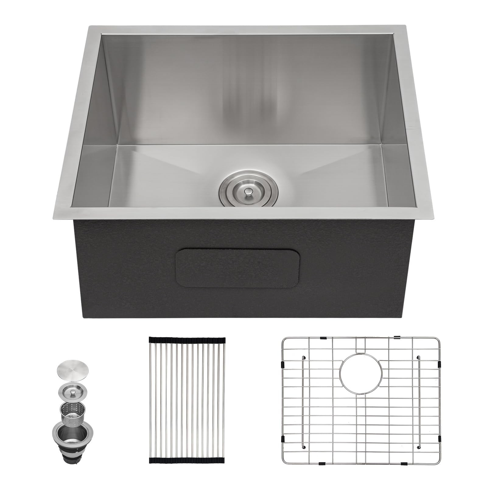 Undermount Laundry Sink 23 Inch - 13 Inch Deep Undermount Laundry Utility Sin...