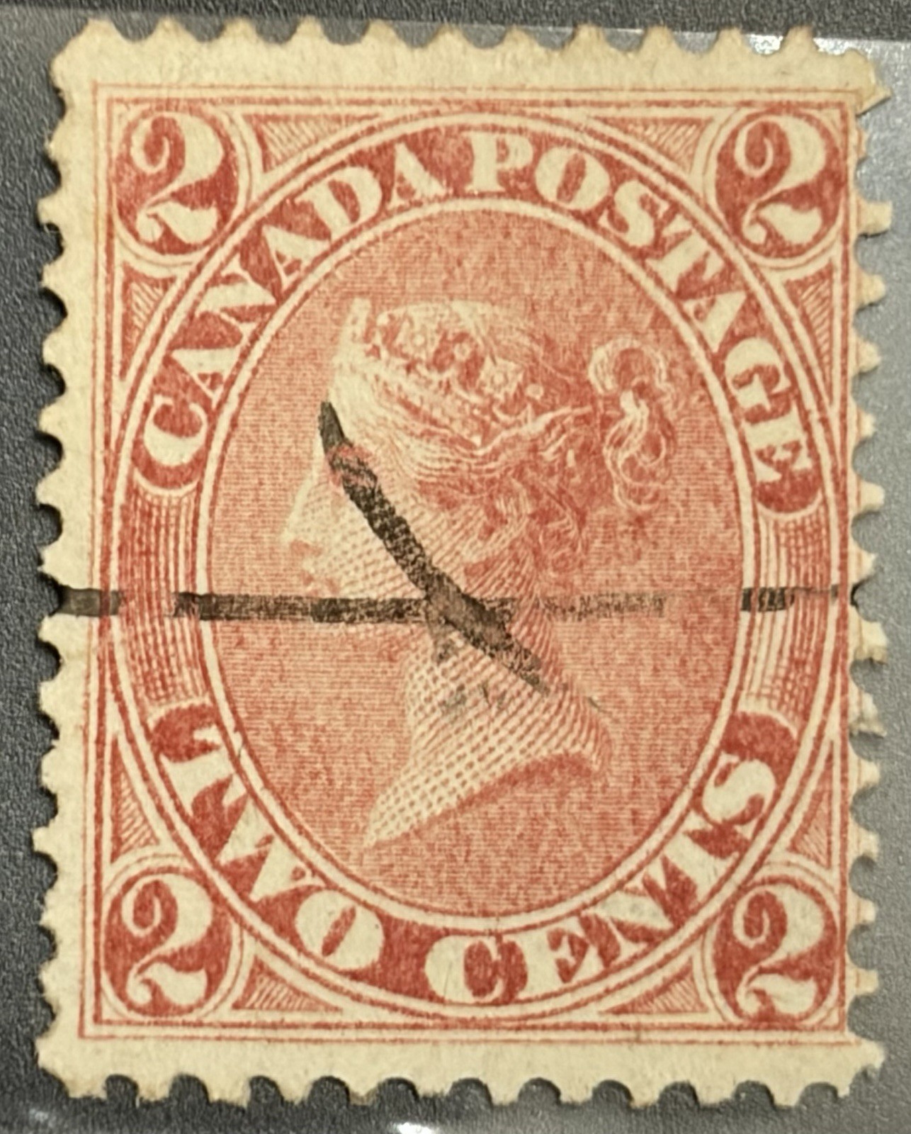 CANADA - # 20 Queen Victoria 2c Used - CV $ 300