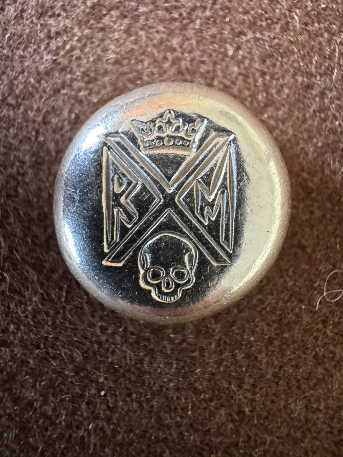 1/2 oz troy  (17.7g) 999 Fine Silver | Reckless Metals Button Round Bullion 