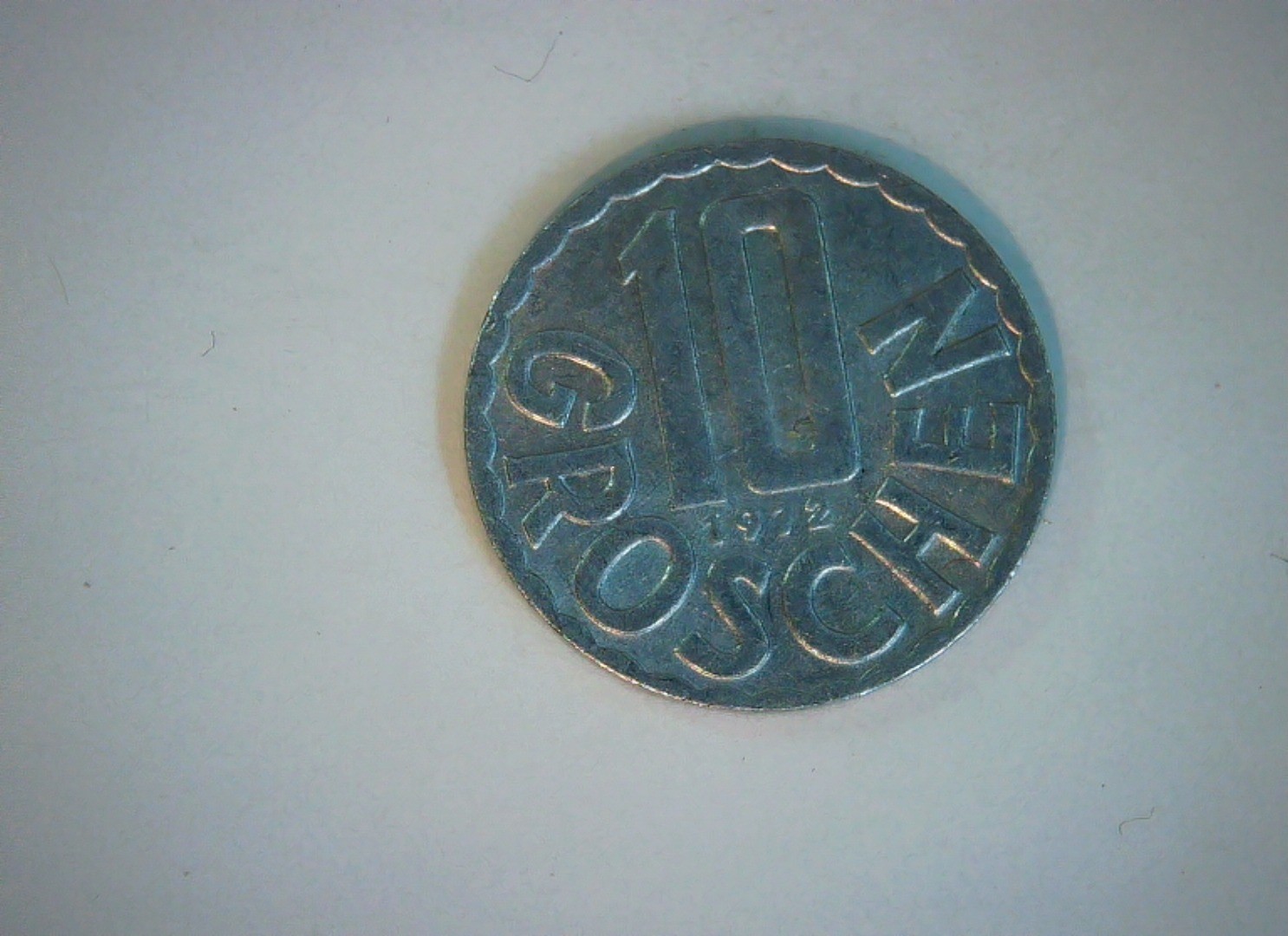 Austria 1972 10 Groschen Coin
