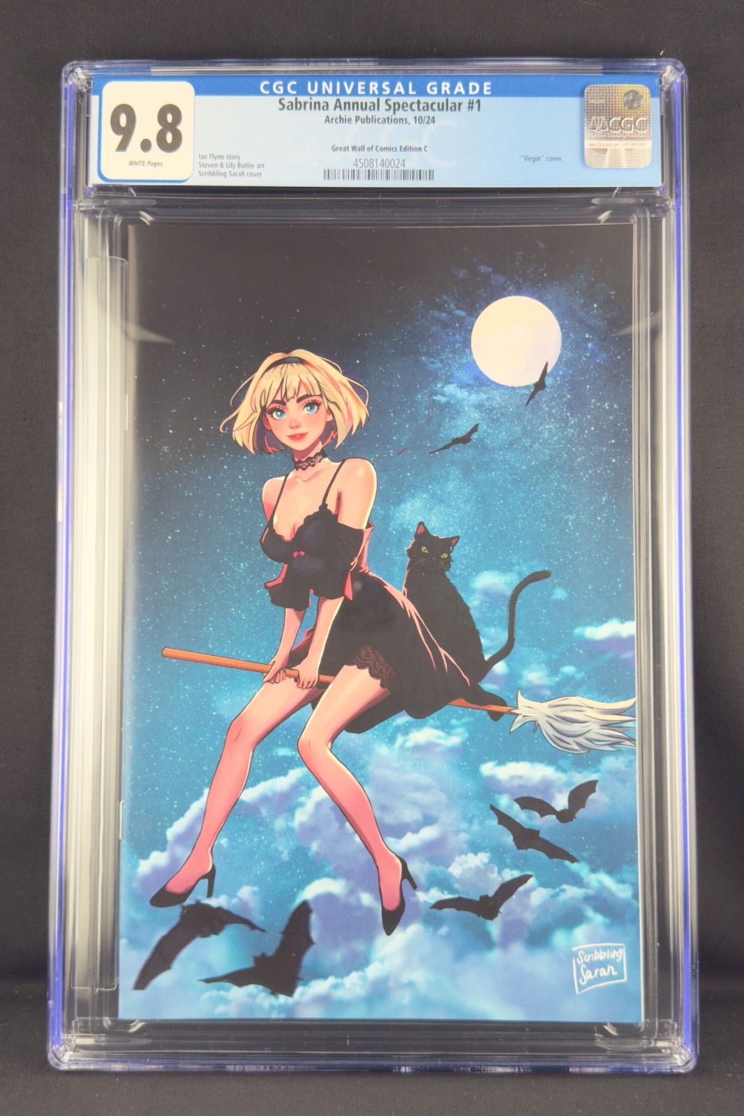 Sabrina Annual Spectacular #1 (2024) CGC 9.8 Scribbling Sarah Virgin Ltd 200