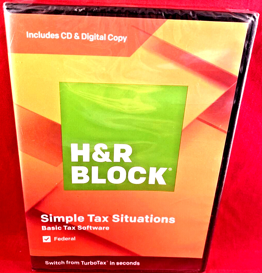 H&R BLOCK Tax Software Basic 2019 for PC/MAC - NEW/SEALED