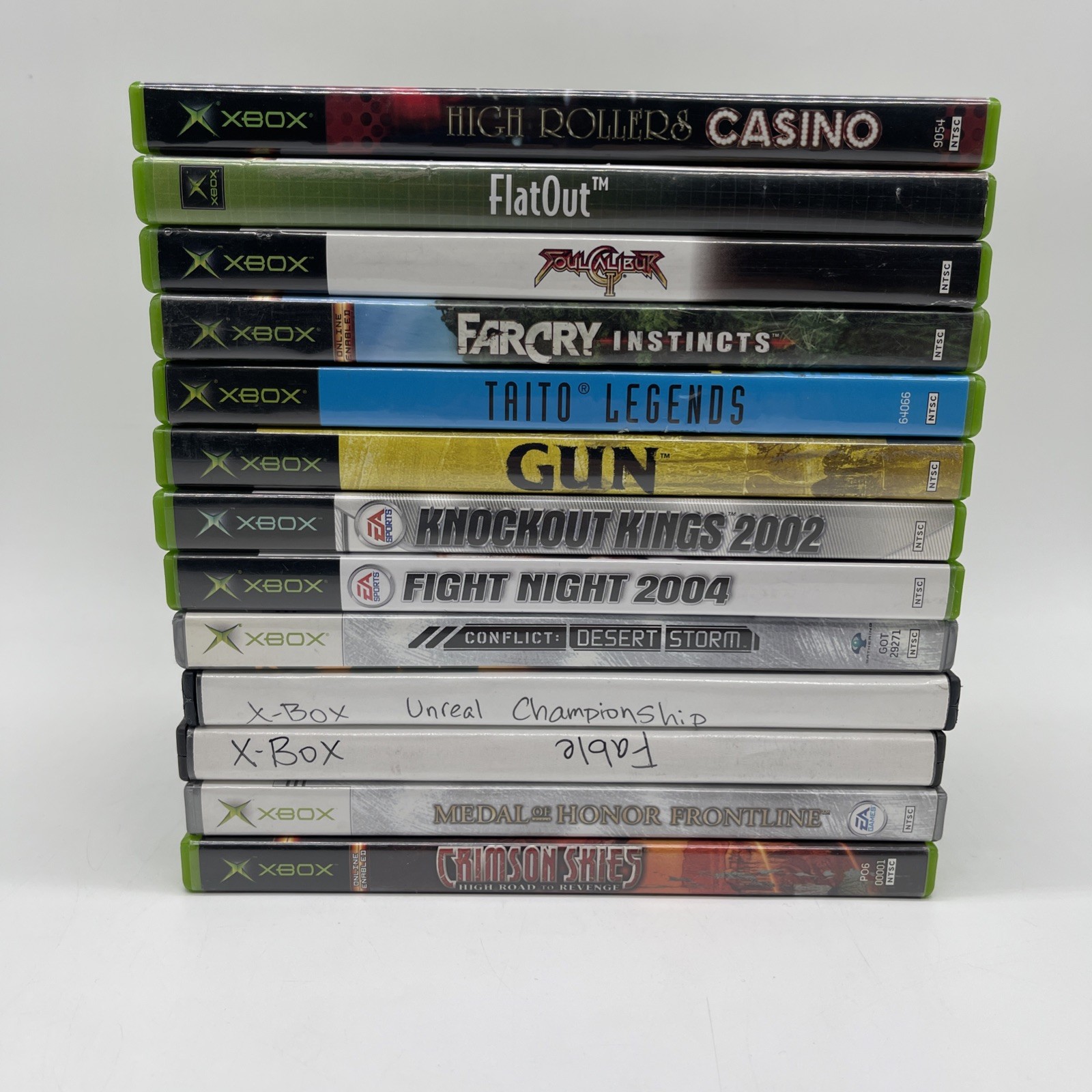 Microsoft Xbox Original Lot of 13 Games Tested Some CIB, Some Not!