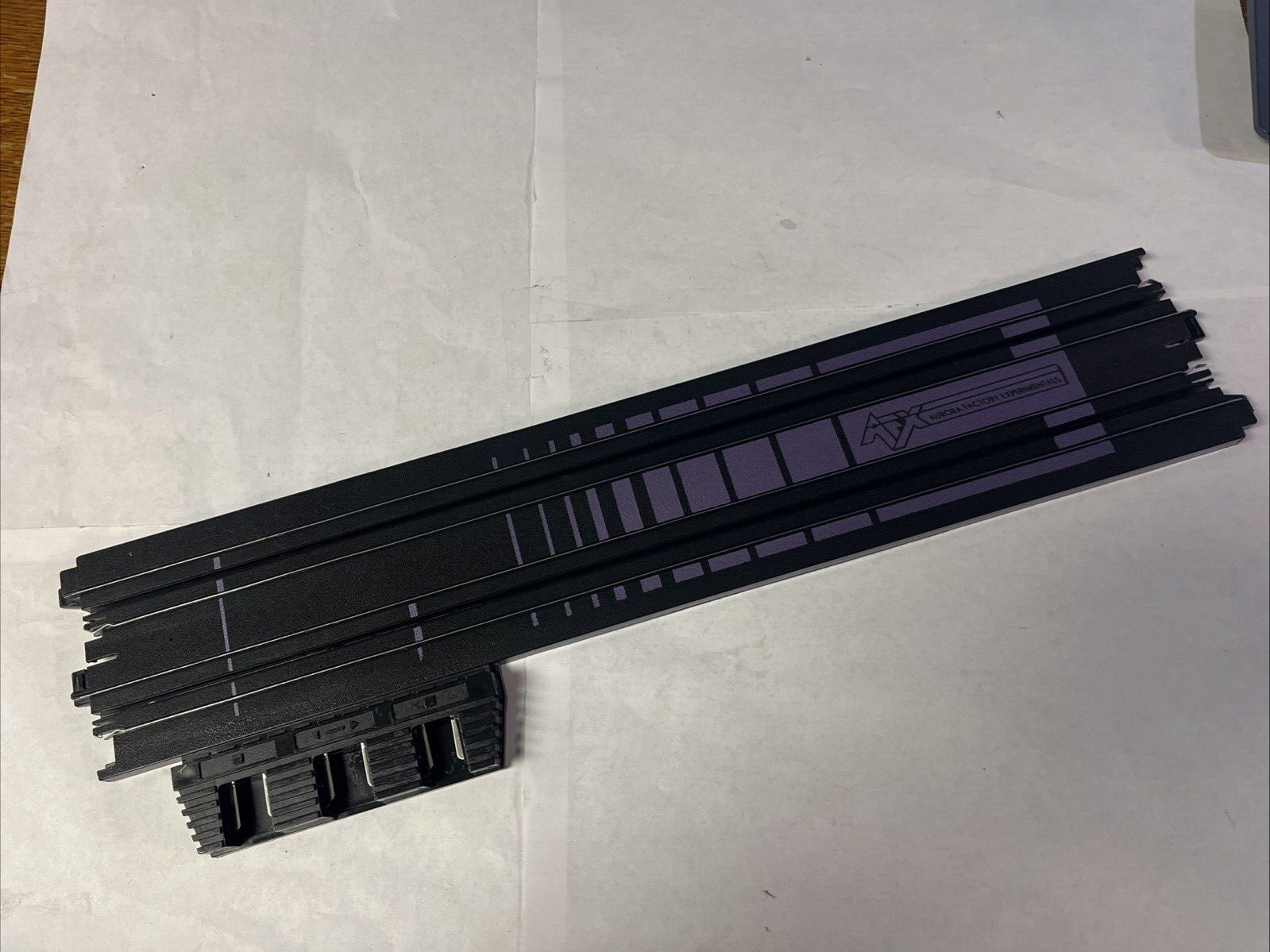 AFX AURORA TOMY 15" TERMINAL "FACTORY EXPERIMENTS" Straight Slot Car Track