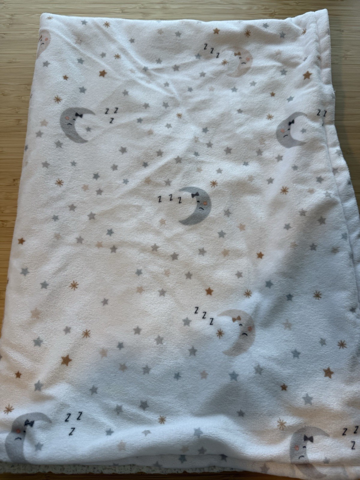 Hello Spud Baby Blanket Security Lovey Moon Stars