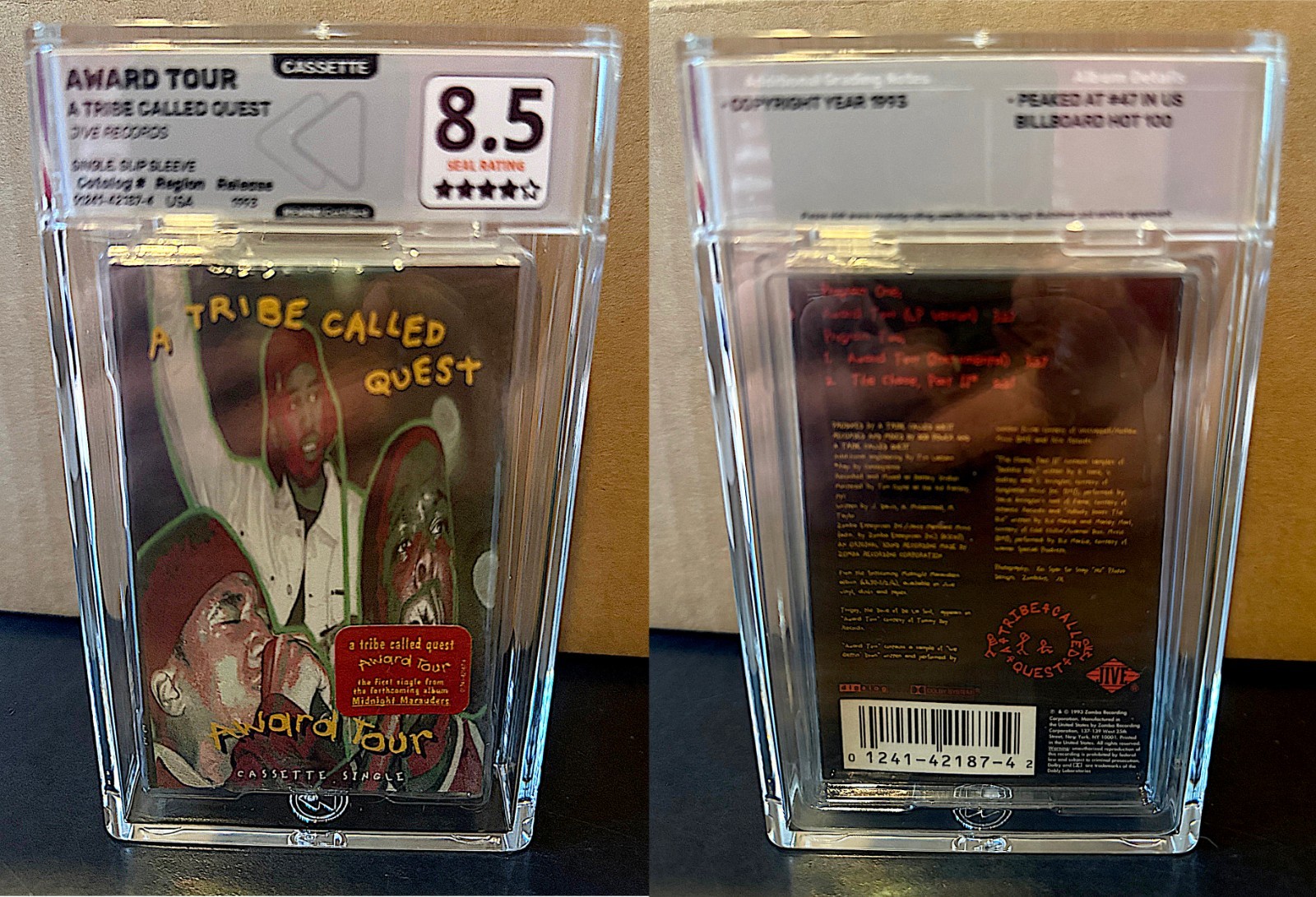 A TRIBE CALLED QUEST - AWARD TOUR - Rare 1993 Sealed Cassette - Rewind 8.5