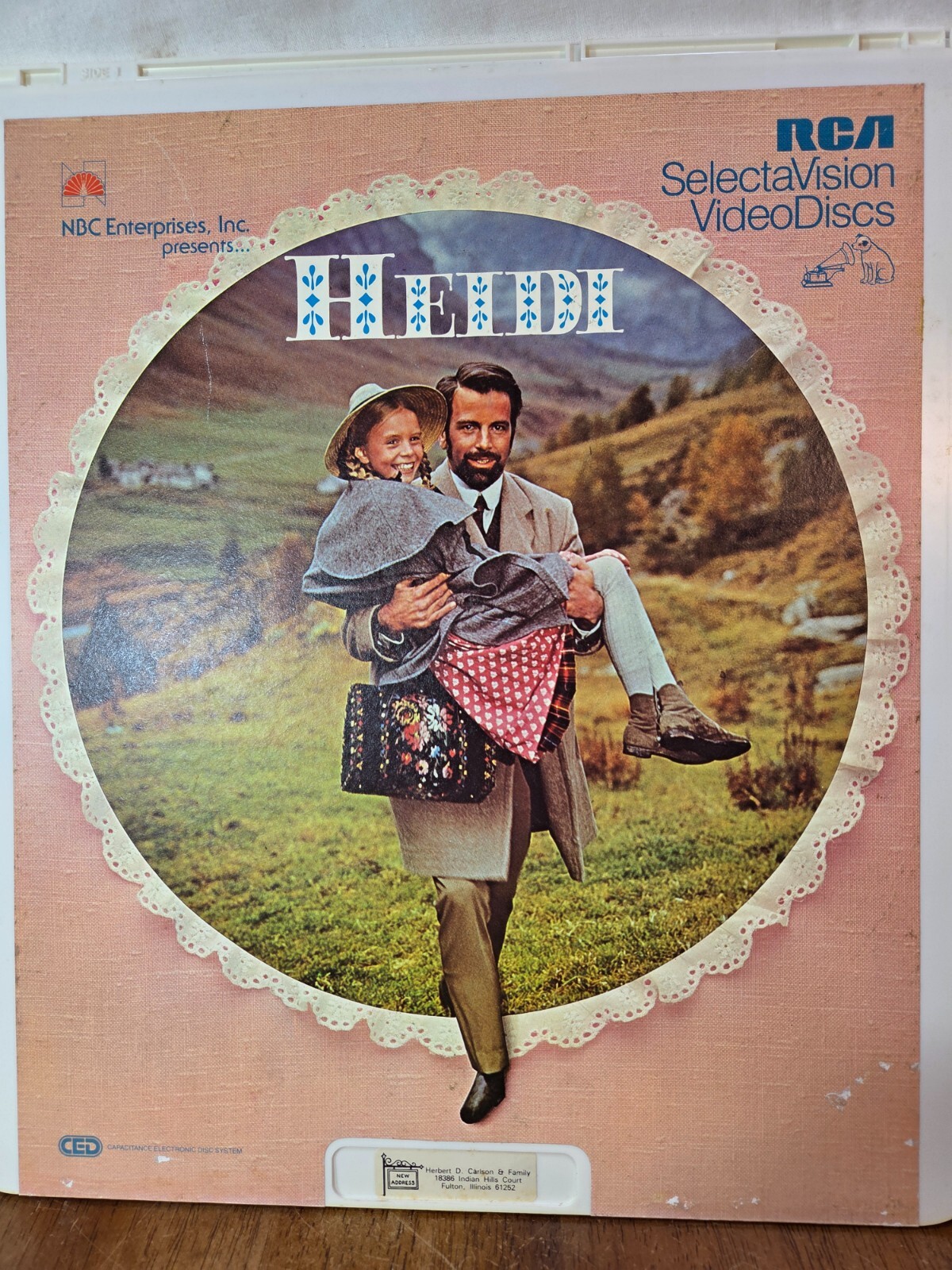 Heidi CED VideoDisc RCA Selectavision 1968 Movie Schell Redgrave