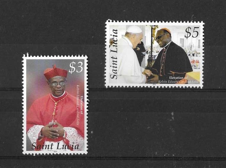 St Lucia 2014 MNH Christmas sg 1427/8