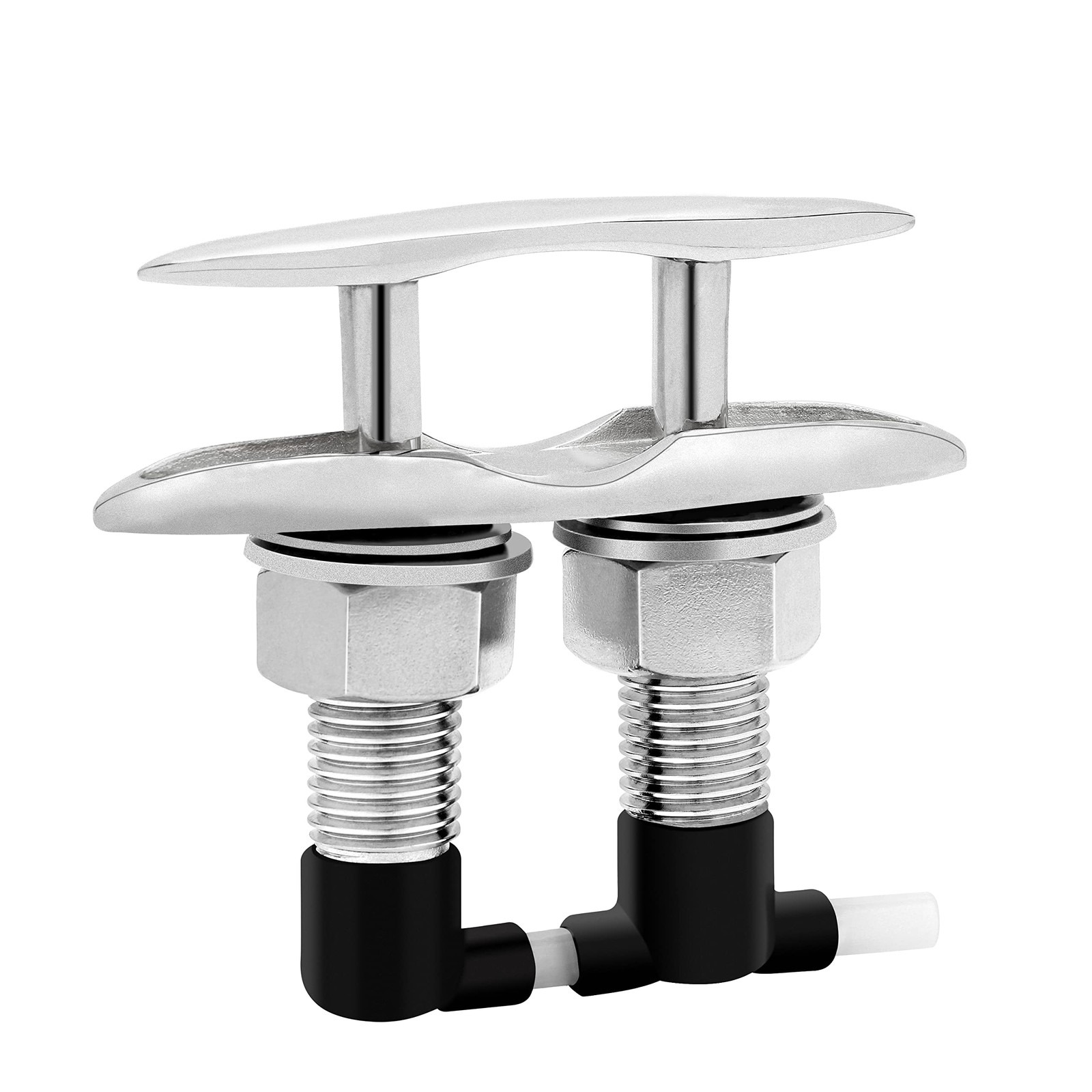 Pull Up Boat Cleats Retractable Boat Claet 316 Stainless Steel Flush Mount Cl...