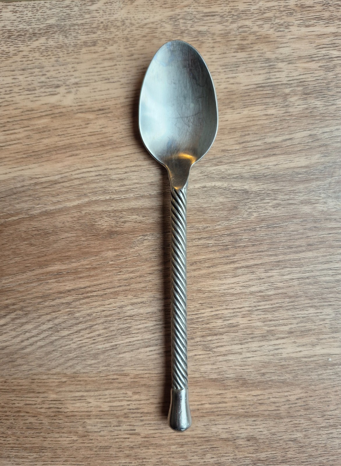 Pier 1 Imports Spoon 7" 18/8 Stainless China PII17 Discontinued Twist Collection
